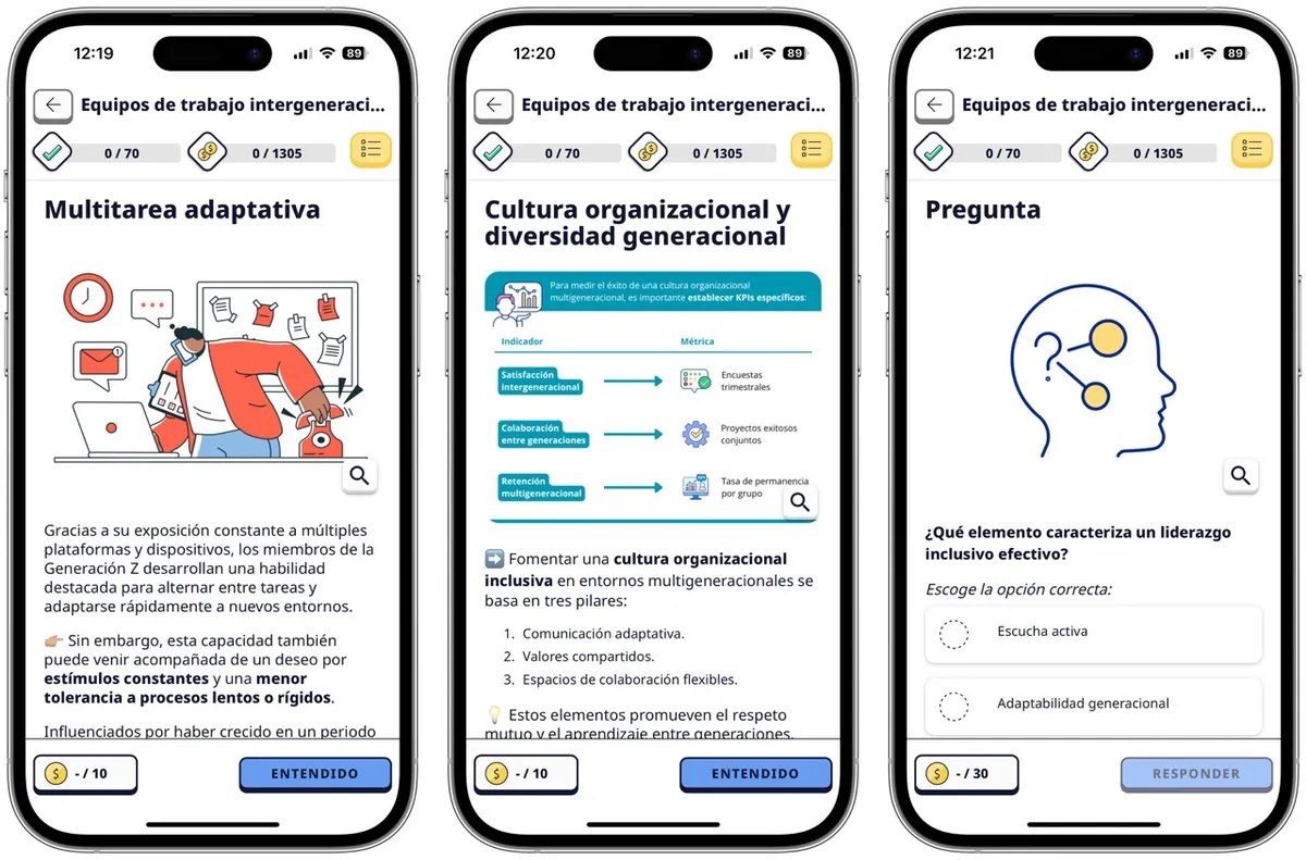 Equipos de trabajo intergeneracionales
