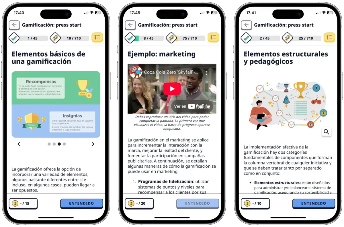 Gamificación: press start